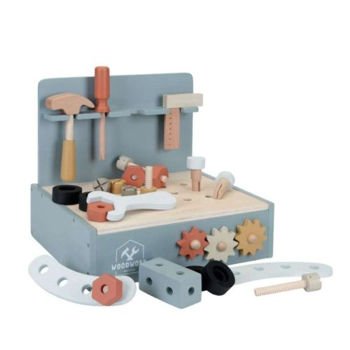 Mini établi en bois FSC BLEU Little Dutch