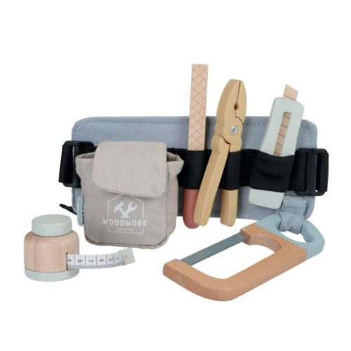 Ceinture à outils en bois FSC MULTICOLORE Little Dutch