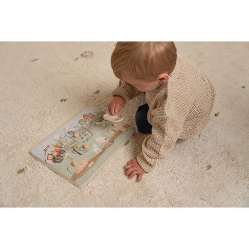Puzzle sonore en bois FSC MULTICOLORE Little Dutch
