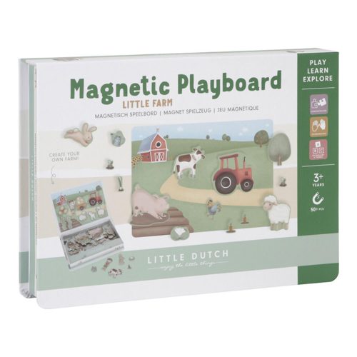 Puzzle magnétique FSC MULTICOLORE Little Dutch