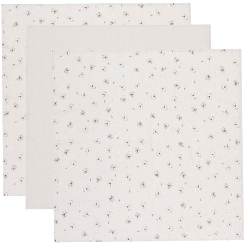 Tissu mousseline bébé BLANC Bébéjou