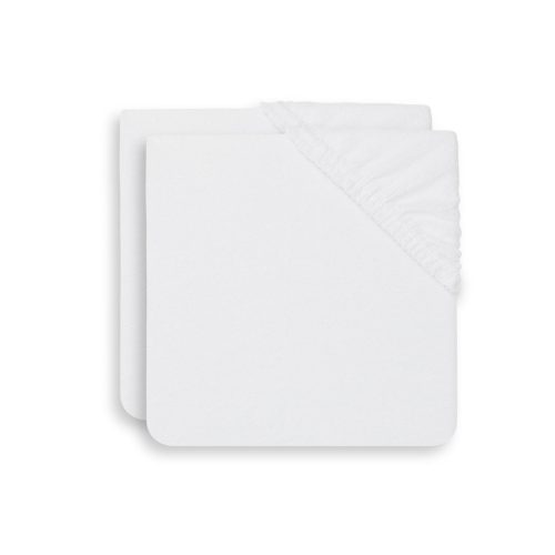 Lot de 2 housses pour matelas à langer BLANC Jollein