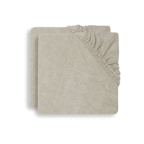 Lot de 2 housses pour matelas à langer BEIGE Jollein
