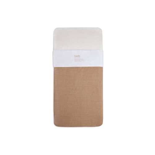 Drap Berceau Family MARRON Jollein