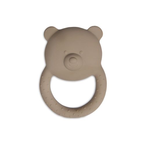 Anneau de dentition en caoutchouc Teddy Bear MARRON Jollein