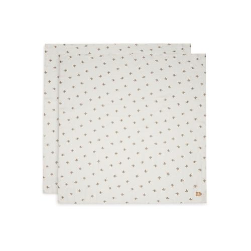 Lot de 2 langes gaze de coton large MULTICOLORE Jollein