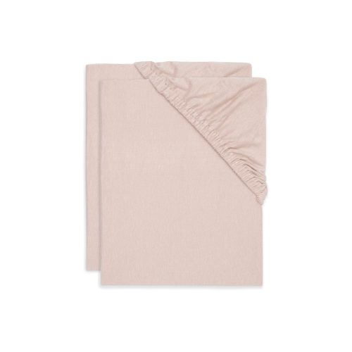 Lot de 2 draps housse jersey ROSE Jollein