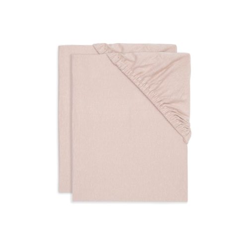 Lot de 2 draps housse jersey ROSE Jollein