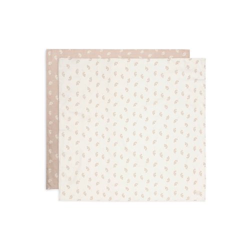 Lot de 2 langes gaze de coton large twig ROSE Jollein