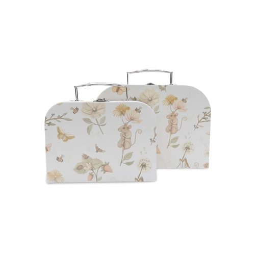 Lot de 2 valisettes à jouets dreamy mouse MULTICOLORE Jollein