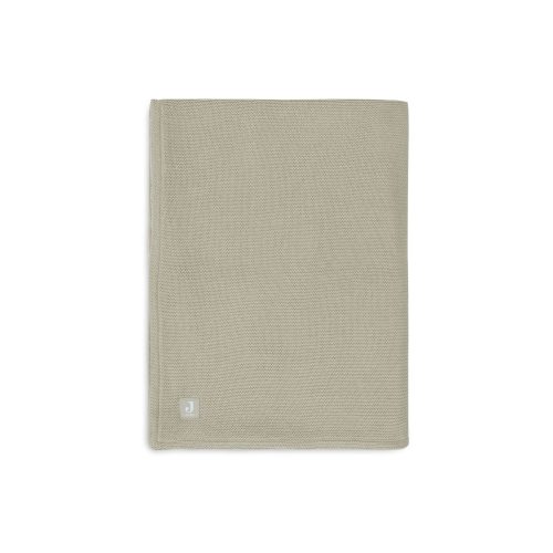 Couverture Berceau basic knit fleece VERT Jollein