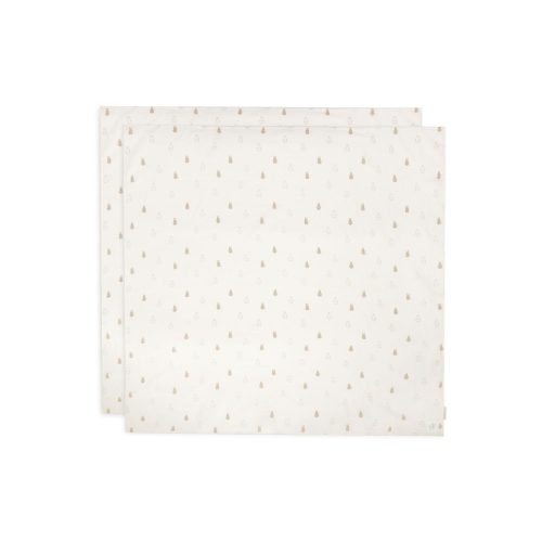 Lot de 2 Langes gaze de coton large Miffy BEIGE Jollein