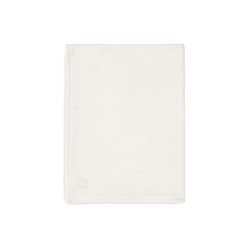 Couverture Berceau basic knit fleece BLANC Jollein
