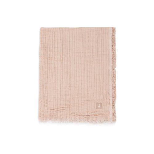 Couverture Berceau Fringe Gots JAUNE Jollein
