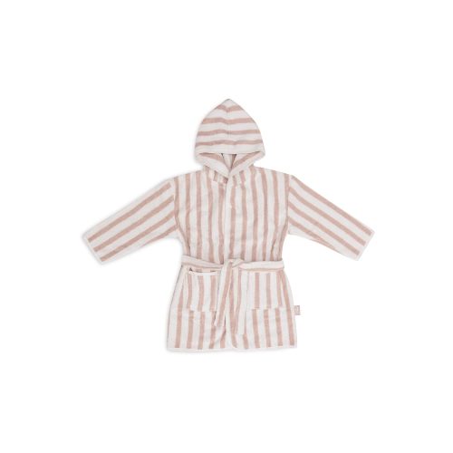Peignoir Stripe Éponge  Gots ROSE Jollein