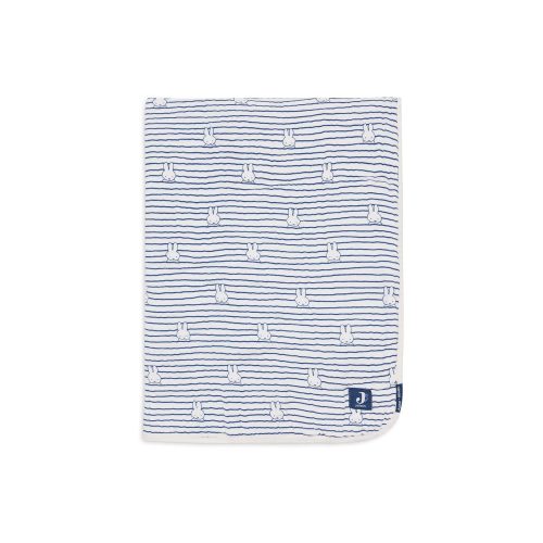 Couverture Berceau Miffy Stripe BLEU Jollein