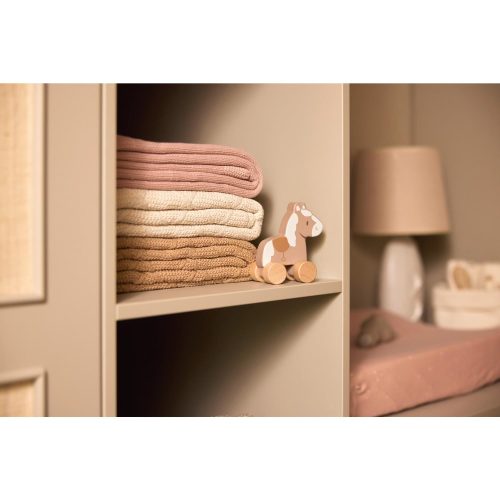 Couverture Berceau Cosy Knit Velvet ROSE Jollein