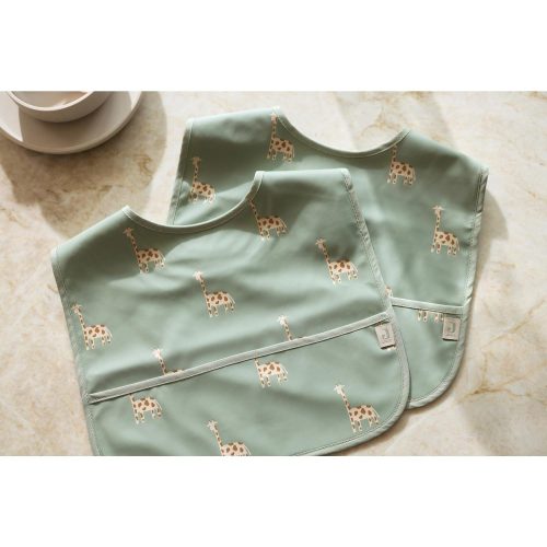 Lot de 2 Bavoirs imperméable Jungle Jambo  MULTICOLORE Jollein