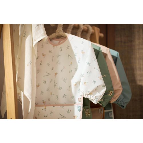 Bavoir à manches imperméable Lovely Birds MULTICOLORE Jollein
