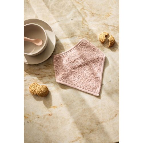 Lot de 2 Bavoirs Bandana éponge  ROSE Jollein