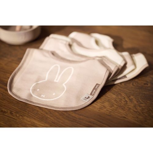 Bavoirs jersey imperméable Miffy And Friends lot de 5 MULTICOLORE Jollein