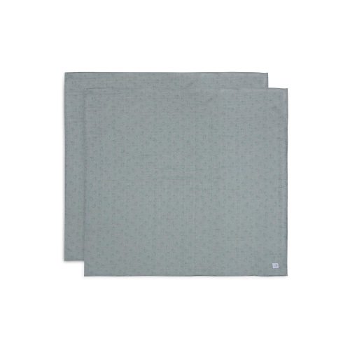 Lot de 2 Langes Gaze de Coton Miffy Silhouettes  VERT Jollein