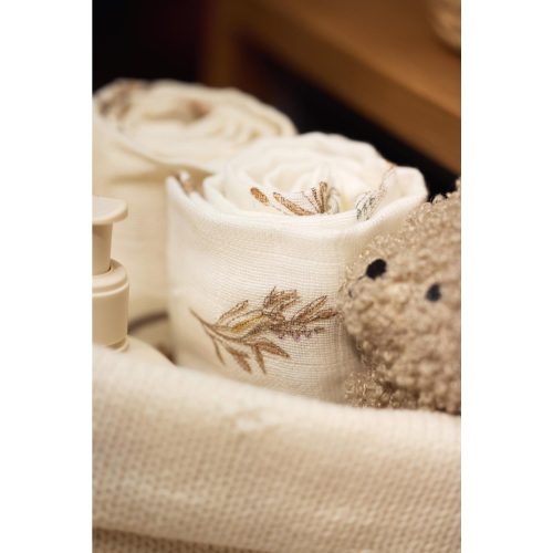 Lot de 3 Langes Gaze de Coton Riverside  MULTICOLORE Jollein