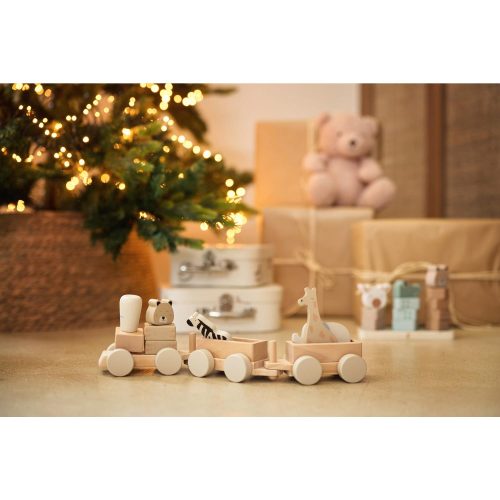 Jouet train en Bois Jungle Jambo MULTICOLORE Jollein