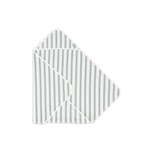 Cape de bain Éponge Stripe  GOTS VERT Jollein