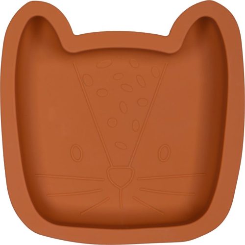 Silicone Assiette Leopard MARRON Tryco