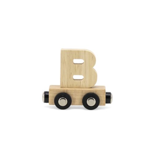Lettre Train Naturel Lettre B MULTICOLORE Tryco