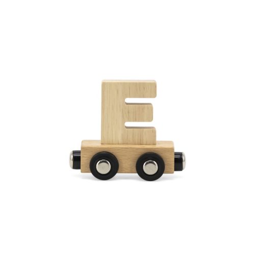 Lettre Train Naturel Lettre E MULTICOLORE Tryco