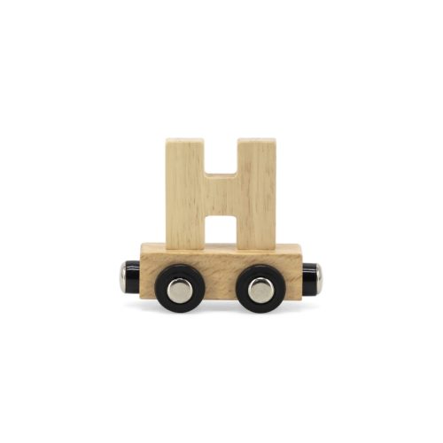 Lettre Train Naturel Lettre H MULTICOLORE Tryco