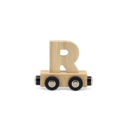 Lettre Train Naturel Lettre R MULTICOLORE Tryco