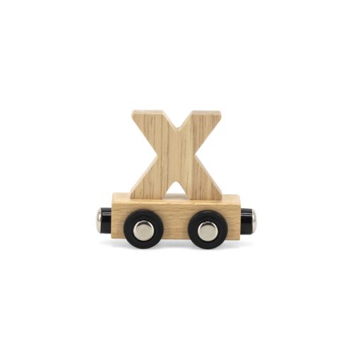 Lettre Train Naturel Lettre X MULTICOLORE Tryco