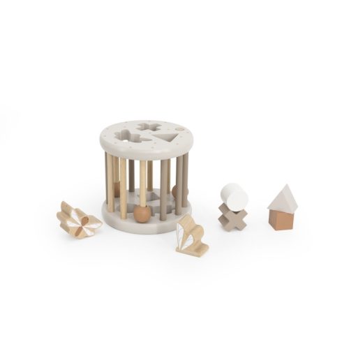 Roue trieur de formes MARRON Label Label