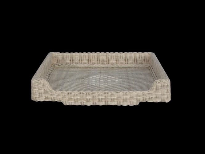 Box à langer en rotin Léo tréssage naturel BEIGE Théo