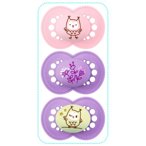 3 sucettes Original silicone MULTICOLORE MAM