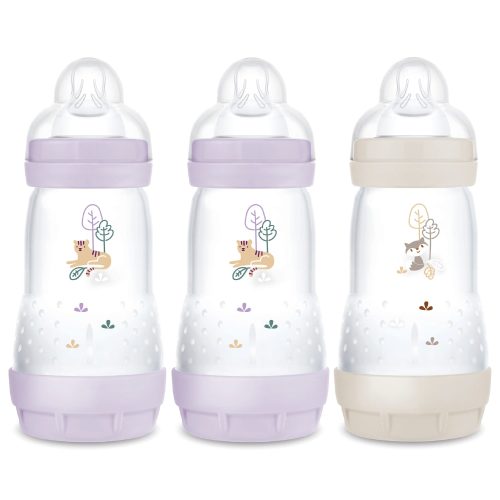 3 biberons anti-coliques Easy Start VIOLET MAM