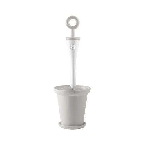 Goupillon 2 en 1 avec socle Gris