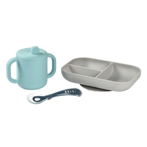 Coffret d'apprentissage silicone Bleu