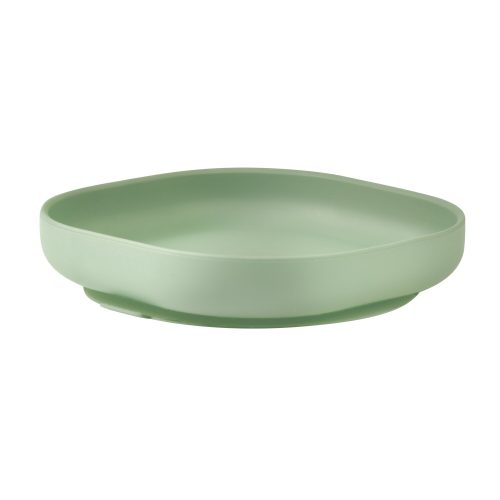 Assiette silicone ventouse Vert sauge