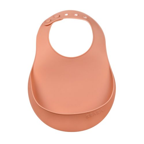 Bavoir silicone Terracotta