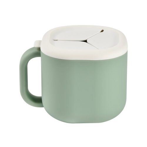 Tasse pick'n snack silicone Vert sauge