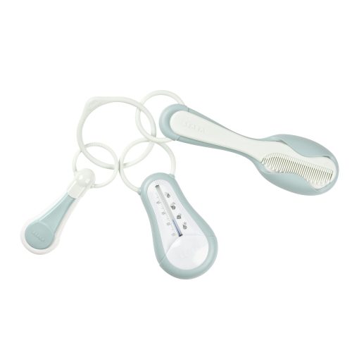 Set accessoires de toilette Bleu vert