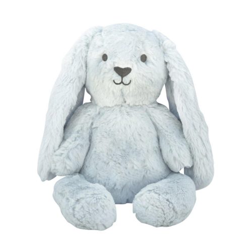 Peluche ultra douce lapin BLEU BB&Co
