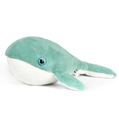 Peluche ultra douce baleine BLEU BB&Co