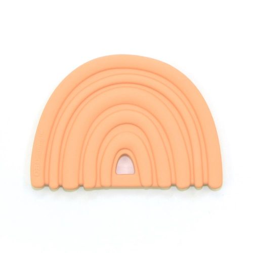 Anneau de dentiton silicone arc-en-ciel ORANGE BB&Co