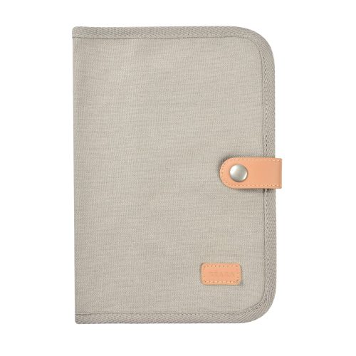 Protège carnet de santé Gris perle