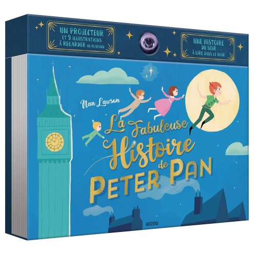 Livre projecteur  la fabuleuse histoire de peter pan MULTICOLORE Auzou